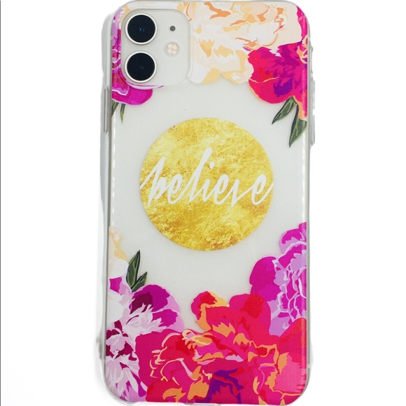 2/$10 iPhone 11 Pro Max Case Clear Flower Floral - Picture 4 of 6